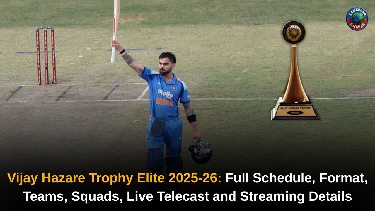 Vijay Hazare Trophy Elite 2025-26