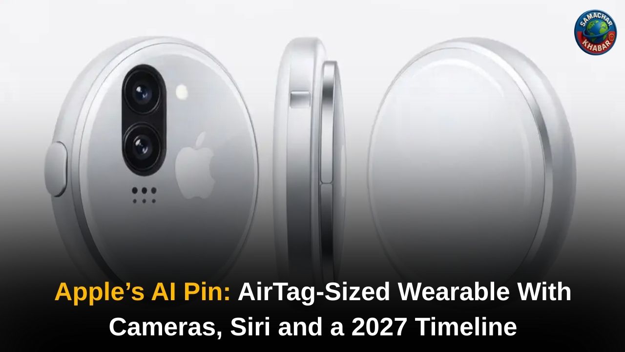 Apple AI Pin AirTag-Sized Wearable With Cameras, Siri and a 2027 Timeline