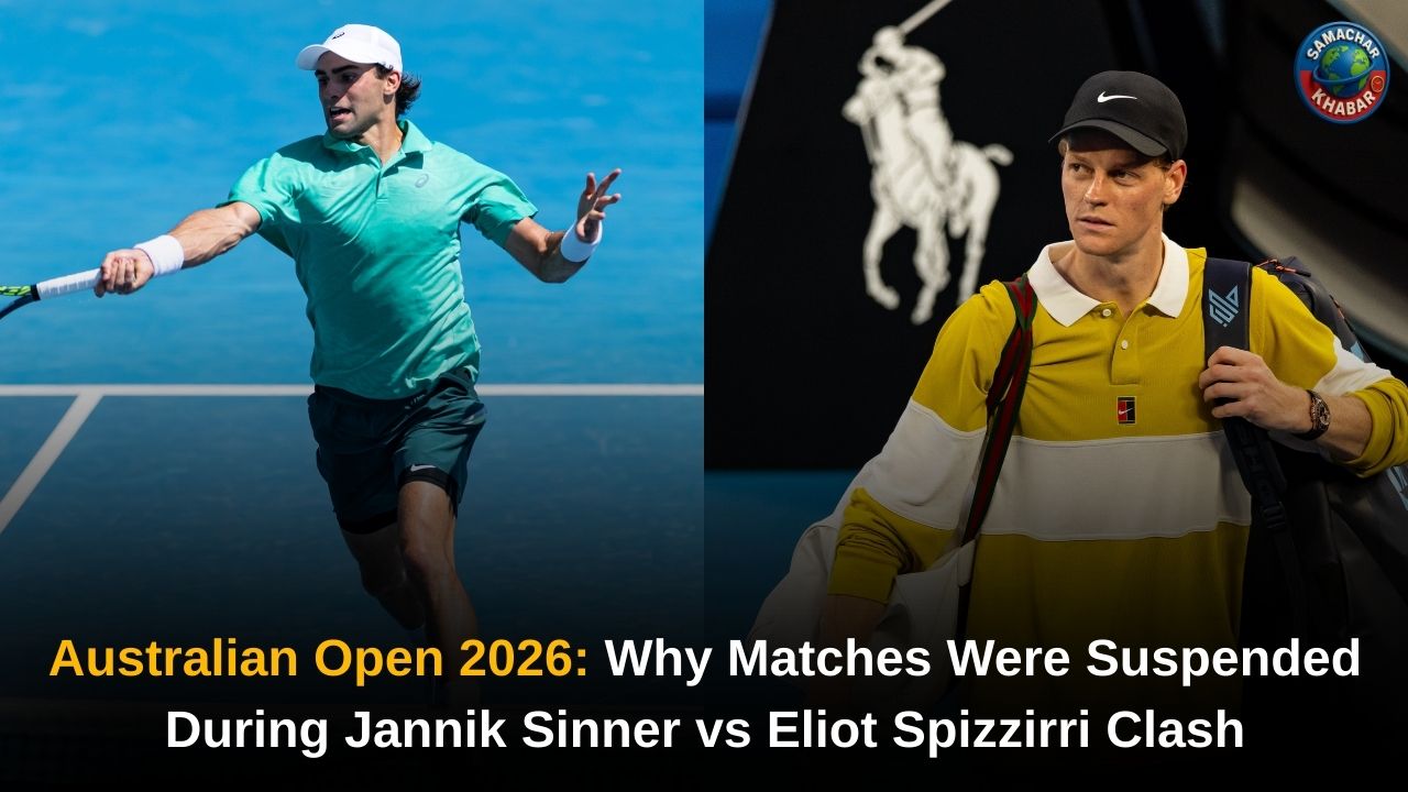 Australian Open 2026 Heat Chaos: Why Jannik Sinner vs Eliot Spizzirri Was Suspended Mid-Match