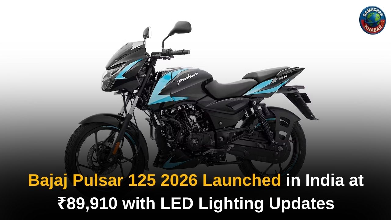 Bajaj Pulsar 125 2026 Launched in India at ₹89,910 with LED Lighting Updates