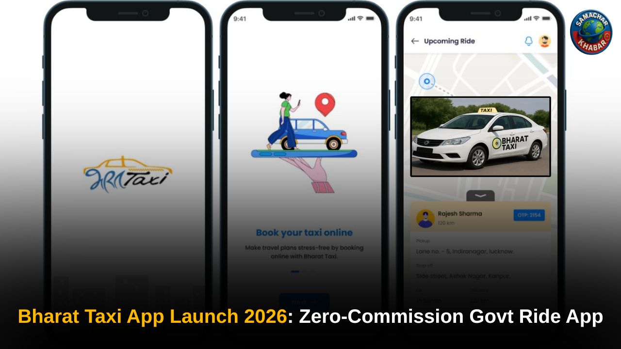 Bharat Taxi App Launch 2026: Zero-Commission Govt Ride App