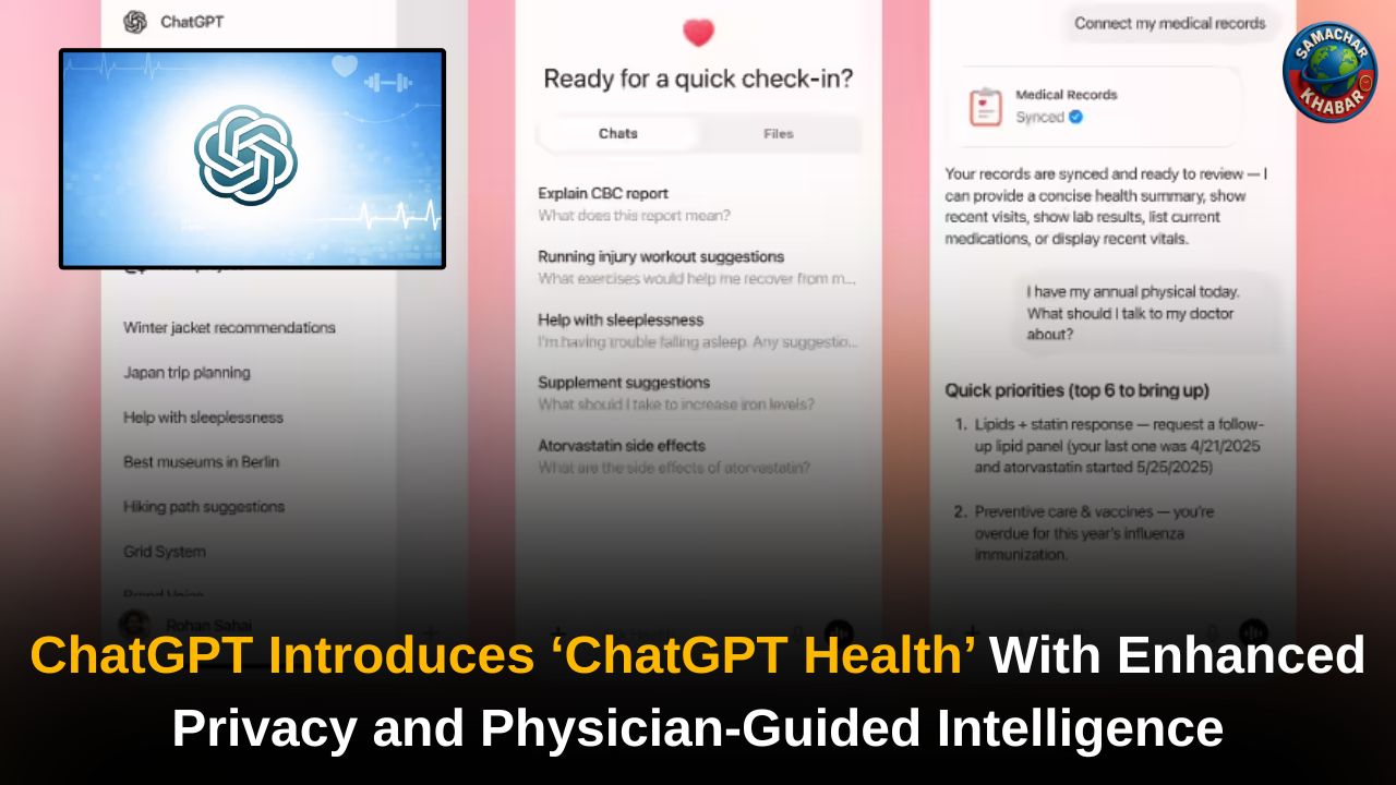 ChatGPT Introduces ‘ChatGPT Health’ With Enhanced Privacy and Physician-Guided Intelligence