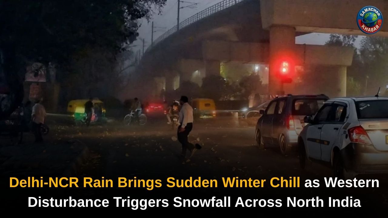 Major Weather Shift Across North India: Rain, Thunderstorms in Delhi-NCR