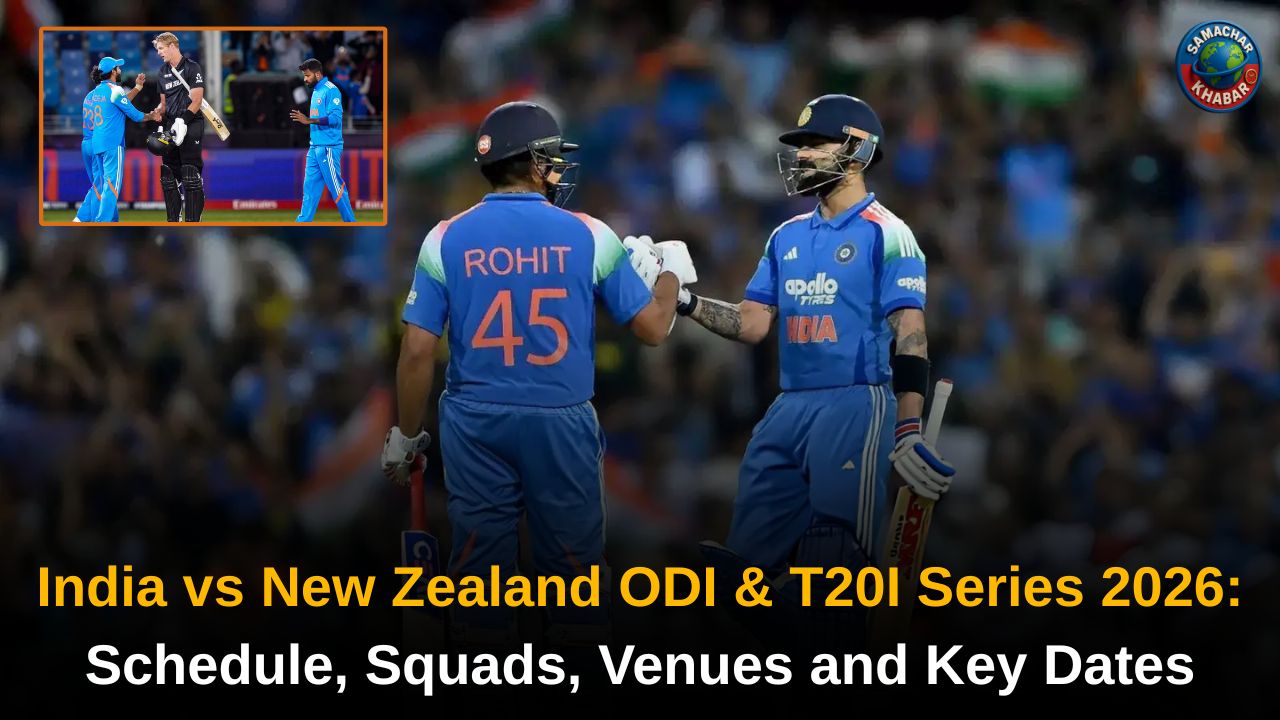 India vs New Zealand ODI & T20I Series 2026: Schedule, Squads
