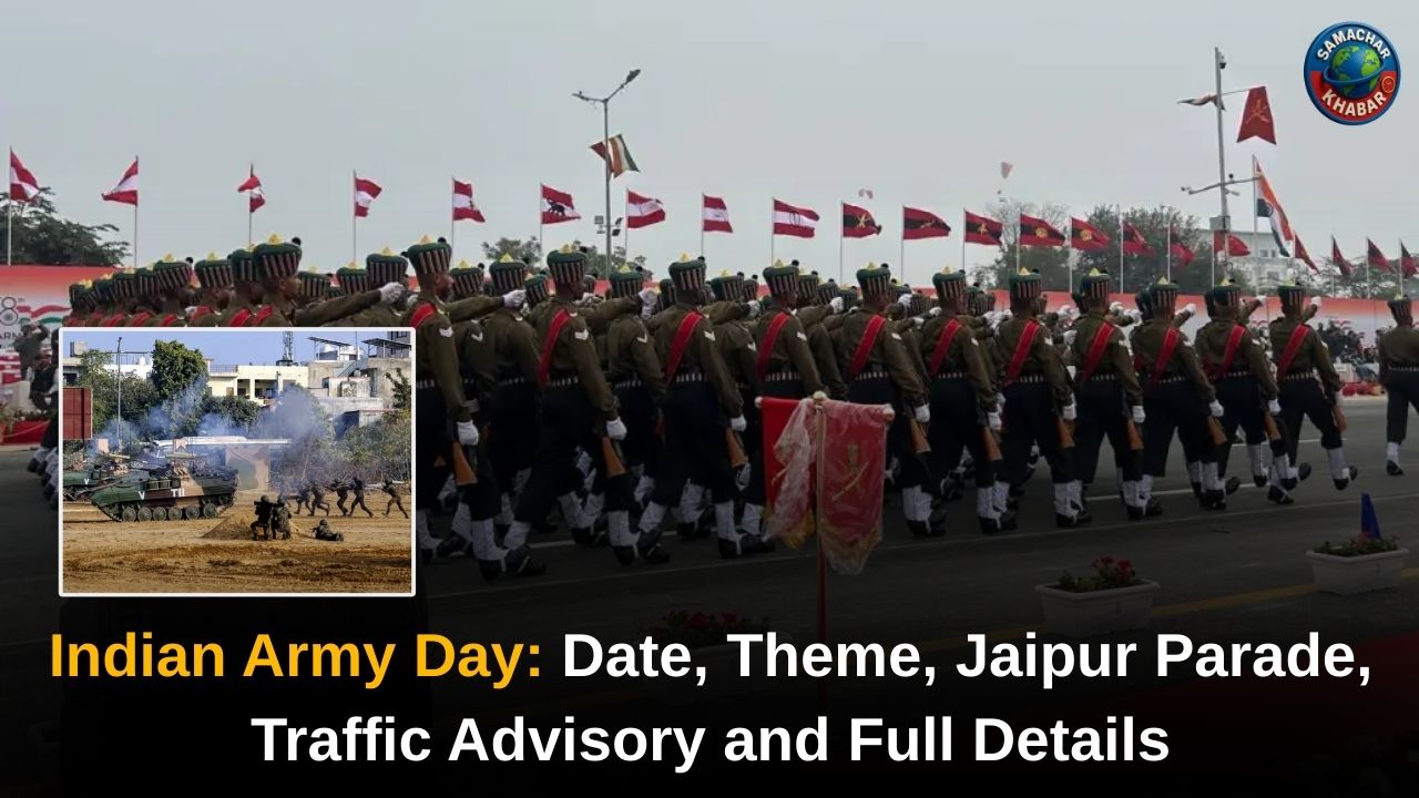Indian Army Day 2026: Date, Theme, Jaipur Parade, Traffic Advisory and Full Details
