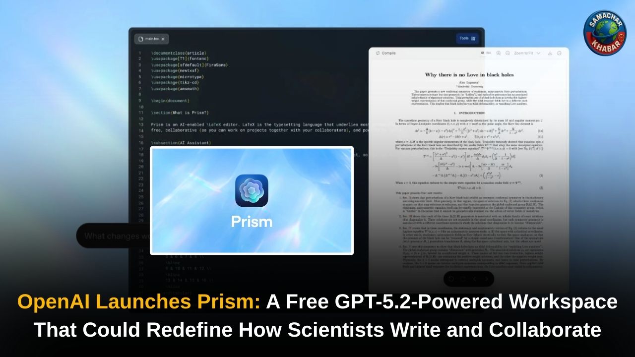 OpenAI Launches Prism: A Free GPT-5.2-Powered Workspace That Could Redefine How Scientists Write and Collaborate