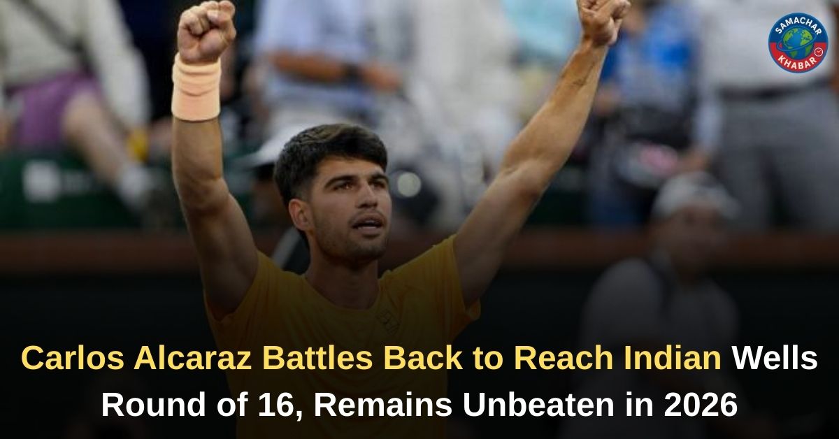 Arthur Rinderknech Alcaraz Reaches Indian Wells Round of 16 After Comeback