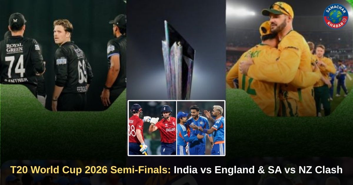 T20 World Cup 2026 Semi-Finals India vs England, SA vs NZ Clash