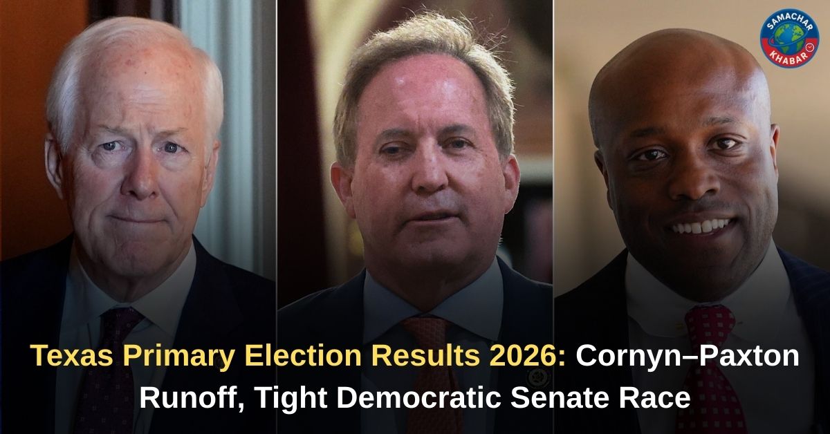 Texas Primary Election Results 2026 Cornyn–Paxton Runoff, Tight Democratic Senate Race and Redistricting Battles