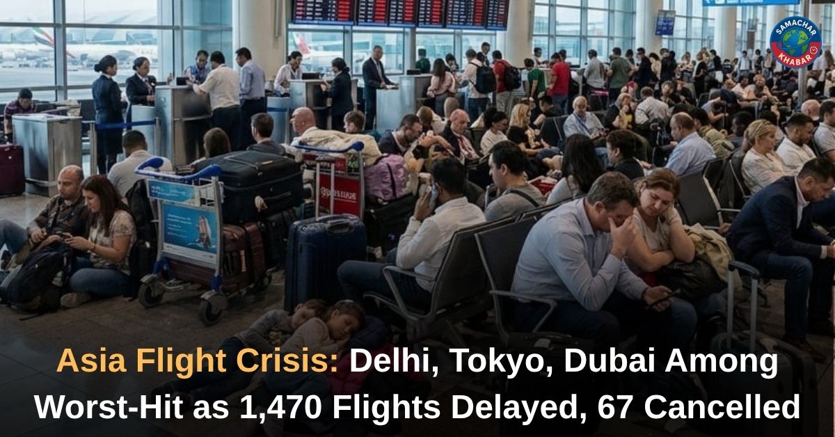 Asia Flight Disruptions Hit Delhi, Tokyo, Dubai