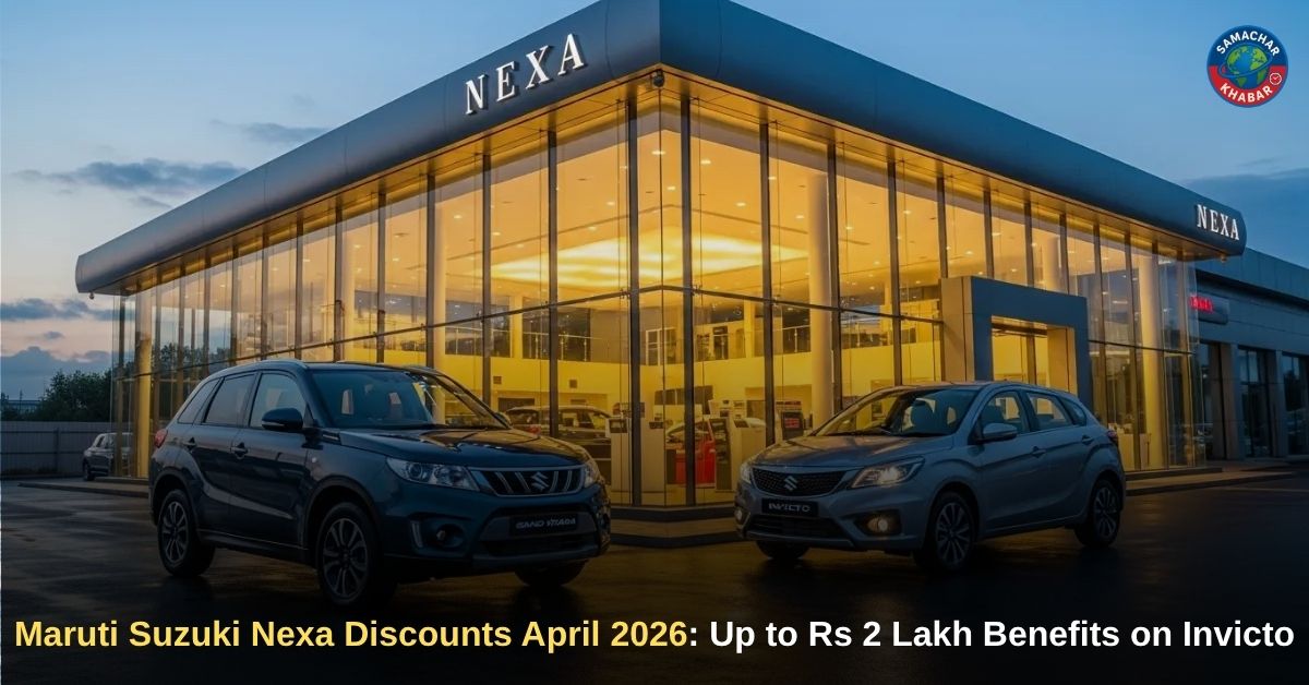 Maruti Suzuki Nexa Discounts April 2026 Up to Rs 2 Lakh Benefits on Invicto