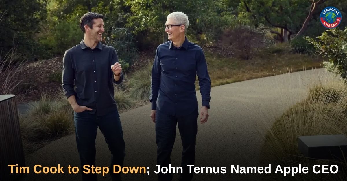 Tim Cook to Step Down; John Ternus Named Apple CEO