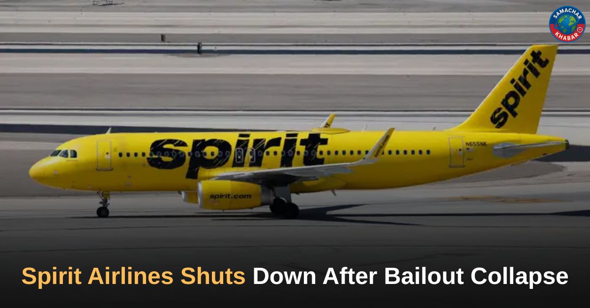 Spirit Airlines Shuts Down After Bailout Collapse
