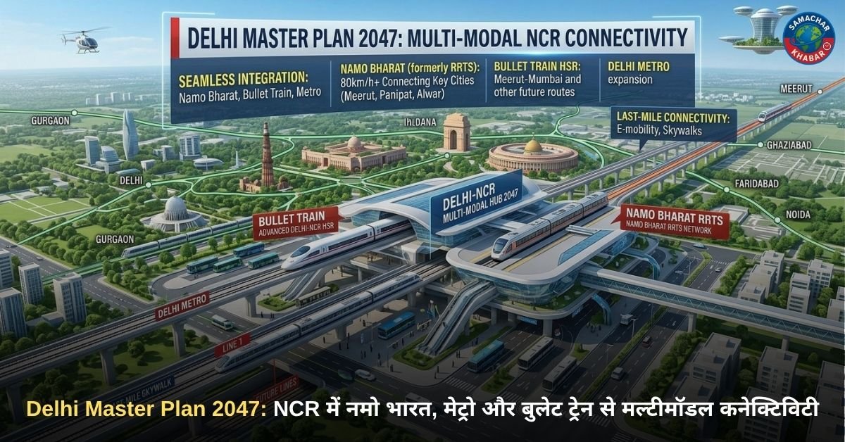 Delhi Master Plan 2047: NCR में नमो भारत, मेट्रो और बुलेट ट्रेन से मल्टीमॉडल कनेक्टिविटी